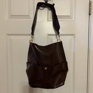 Coffee brown satchel, good condition